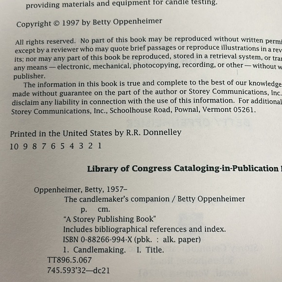 The Candlemaker’s Companion by Betty Oppenheimer - Picture 6 of 11